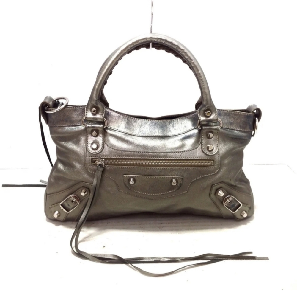 Balenciaga First Classic Studs bag leather